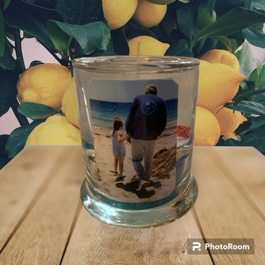 Custom Forever Gel Candle with a Photo